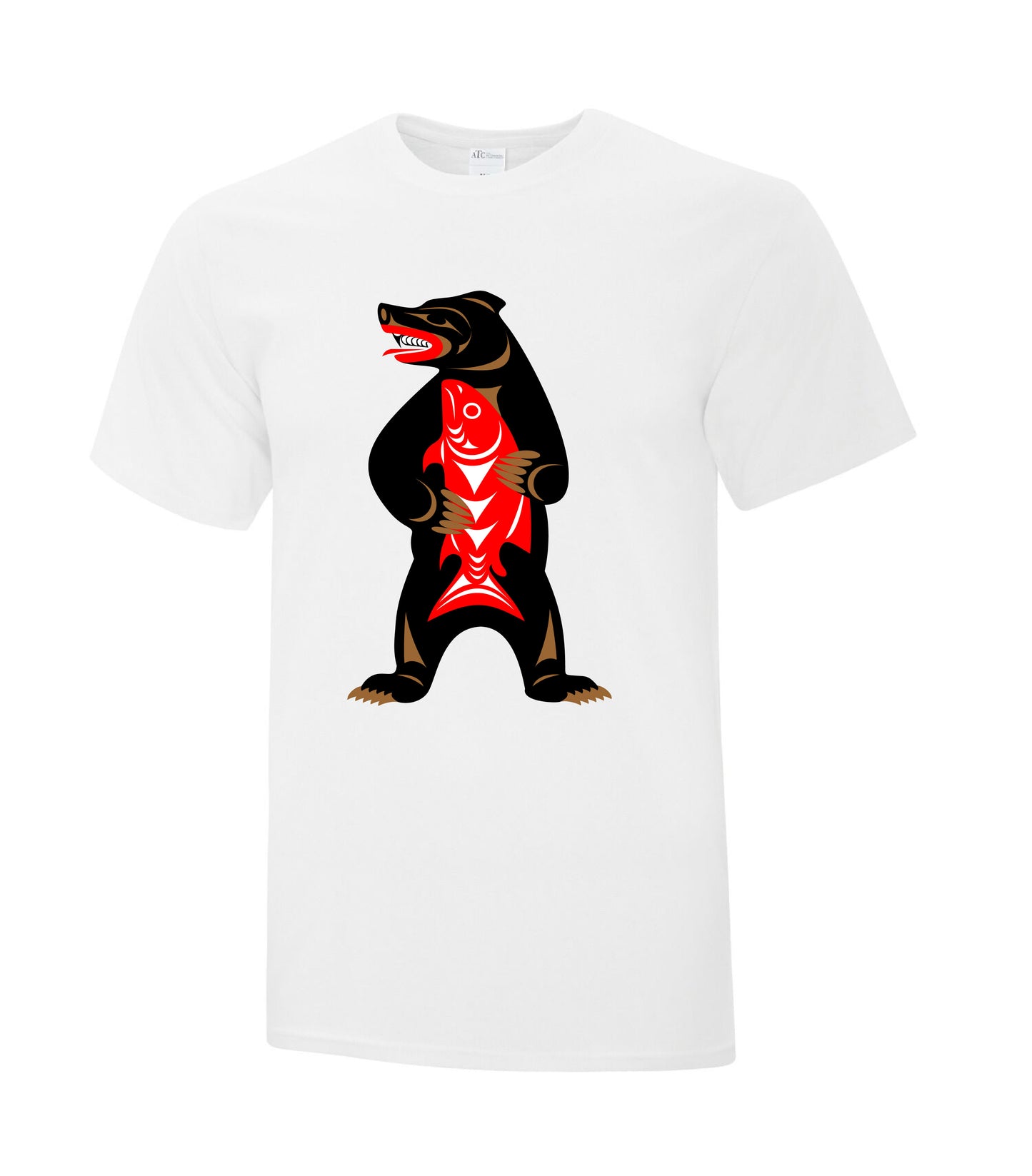 Bert Peters Salish Standing Bear T-Shirt Extended Sizing