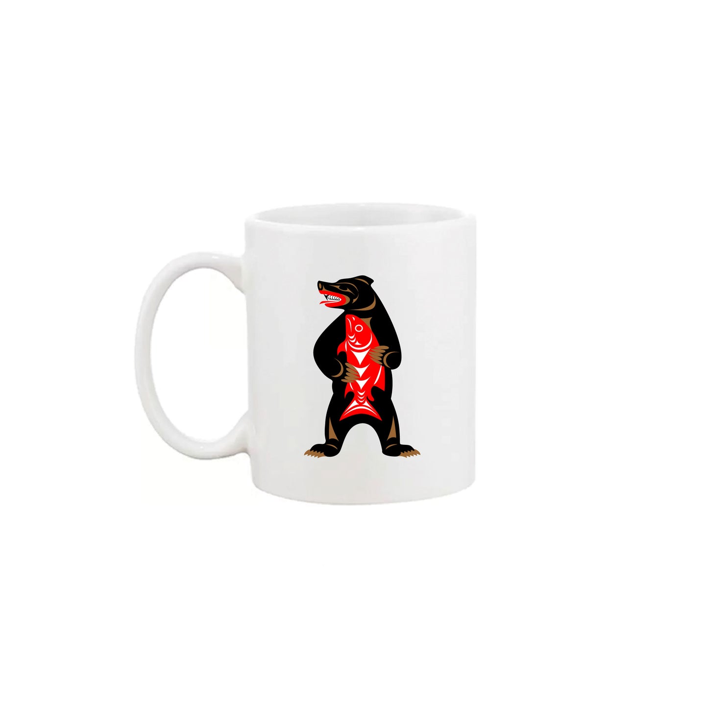 Bert Peters Salish Standing Bear 11oz Mug