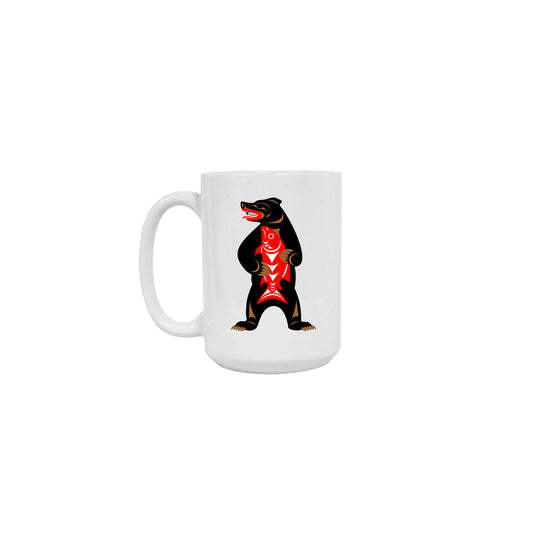 Bert Peters Salish Standing Bear 15oz Mug